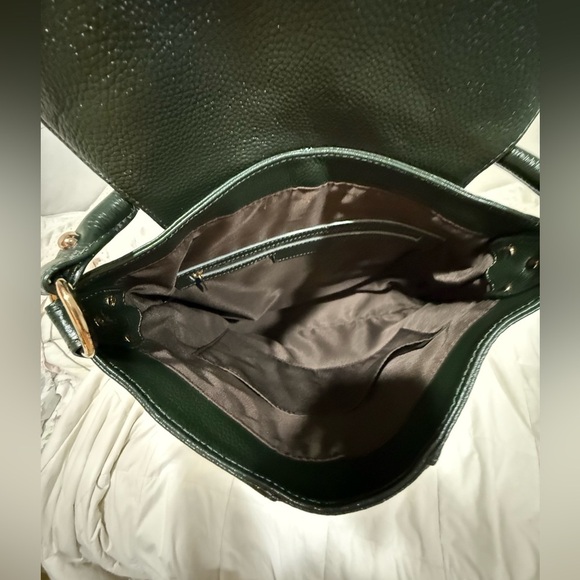 Onna Ehrlich Beautiful Green Pebbled Leather bag. Like new - Picture 4 of 10